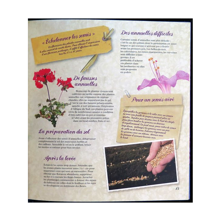 Secrets et recettes de Grand Mère : Fleurs du jardin Editions Atlas