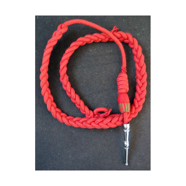 MILITARIA : fourragère de la Légion d'Honneur aiguillette argentée