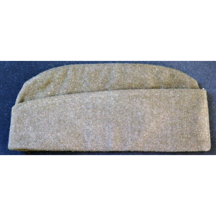CALOT : calot de la Réserve TTA Modèle 1946 feutre kaki de taille 58 neuf (C202)