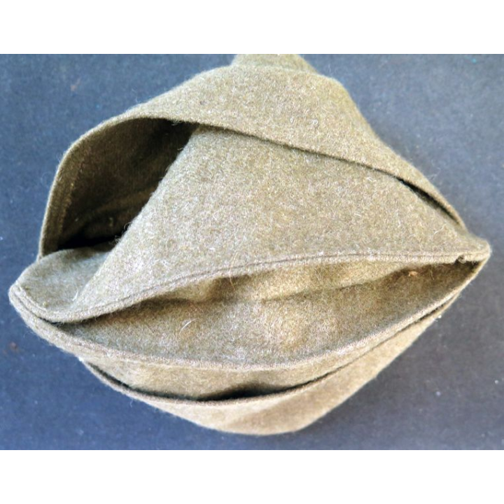 CALOT : calot de la Réserve TTA Modèle 1946 feutre kaki de taille 58 neuf (C202)