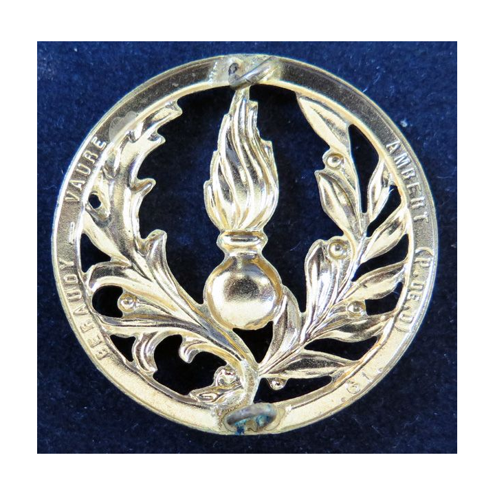 INTENDANCE : insigne de béret de l'Intendance et du commissariat 