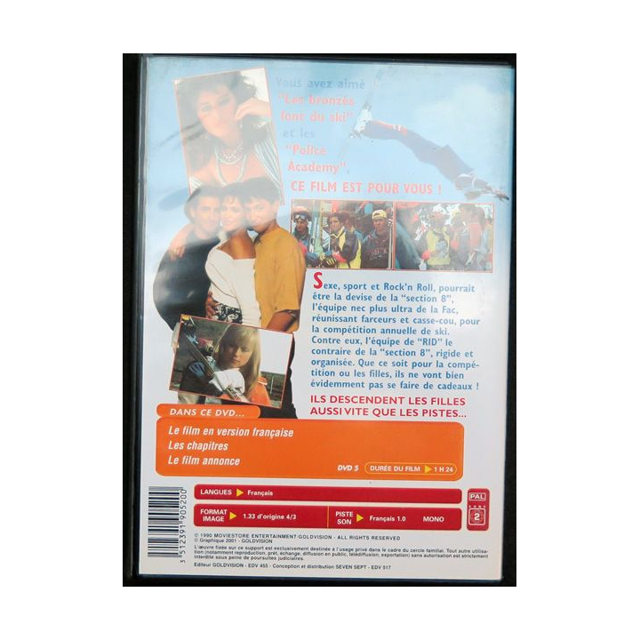 DVD : Ski school les plays boys font du ski