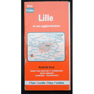 Plan de Lille et son agglomération Blay Foldex