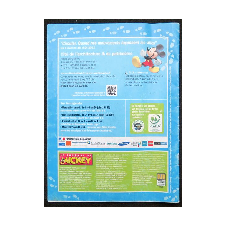 Le Journal de Mickey Carnet d'expo Circuler 
