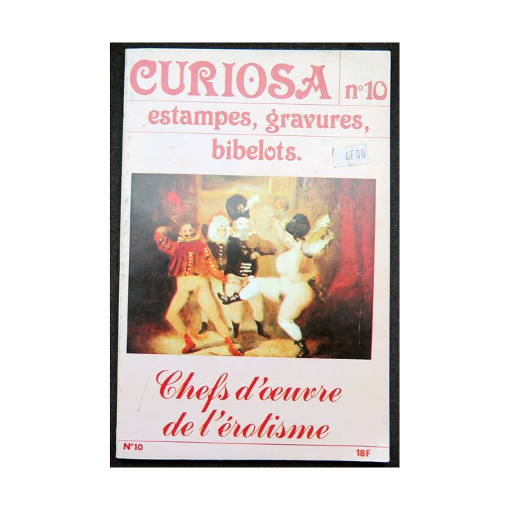 Curiosa n° 10 estampes gavures bibelots