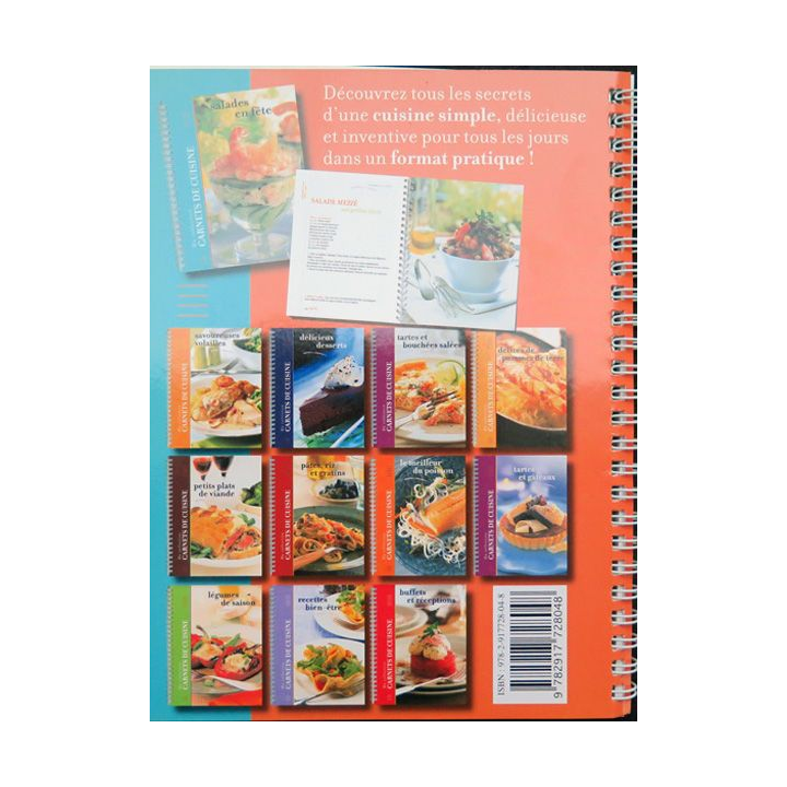 Ma collectiojn carnets de cuisine salades en fête
