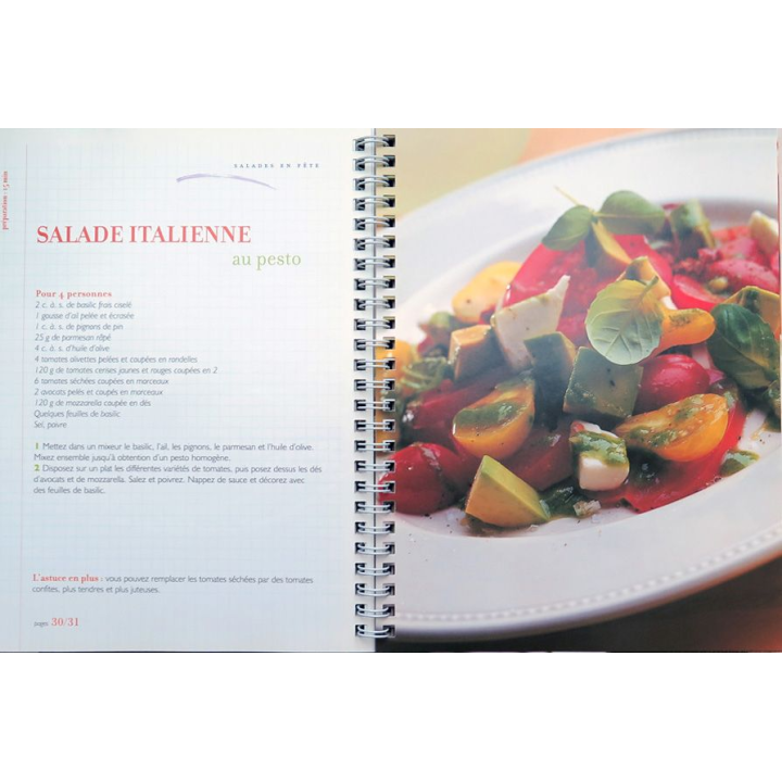Ma collectiojn carnets de cuisine salades en fête