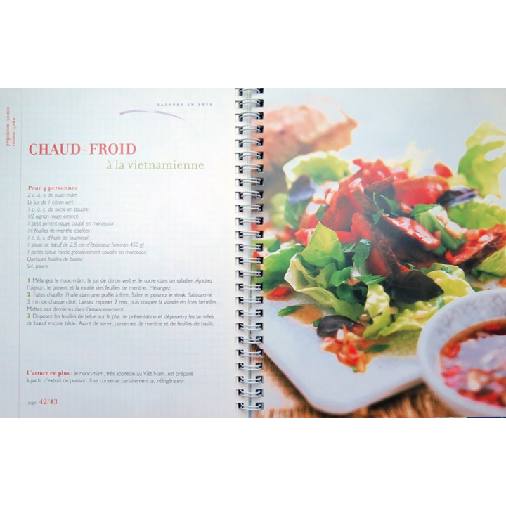 Ma collectiojn carnets de cuisine salades en fête