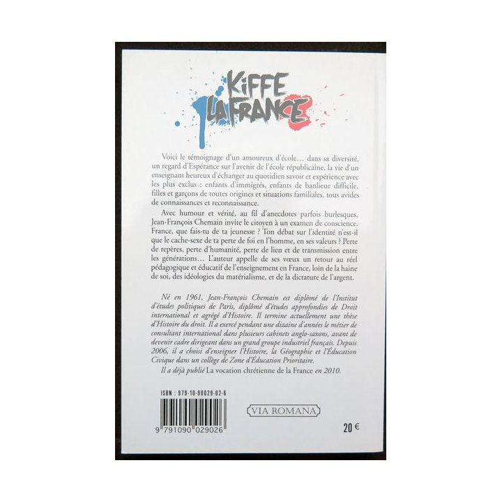 Kiffe la France de Jean-François Chemain