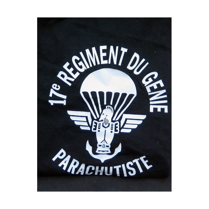 17° RGP : T shirt Compagnie d'Appui du 17° RGP noir taille 112 2006 