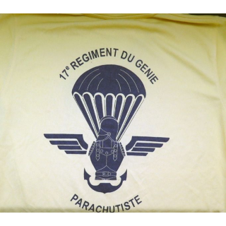 17° RGP : T shirt sport 3° Compagnie du 17° RGP jaune taille XL