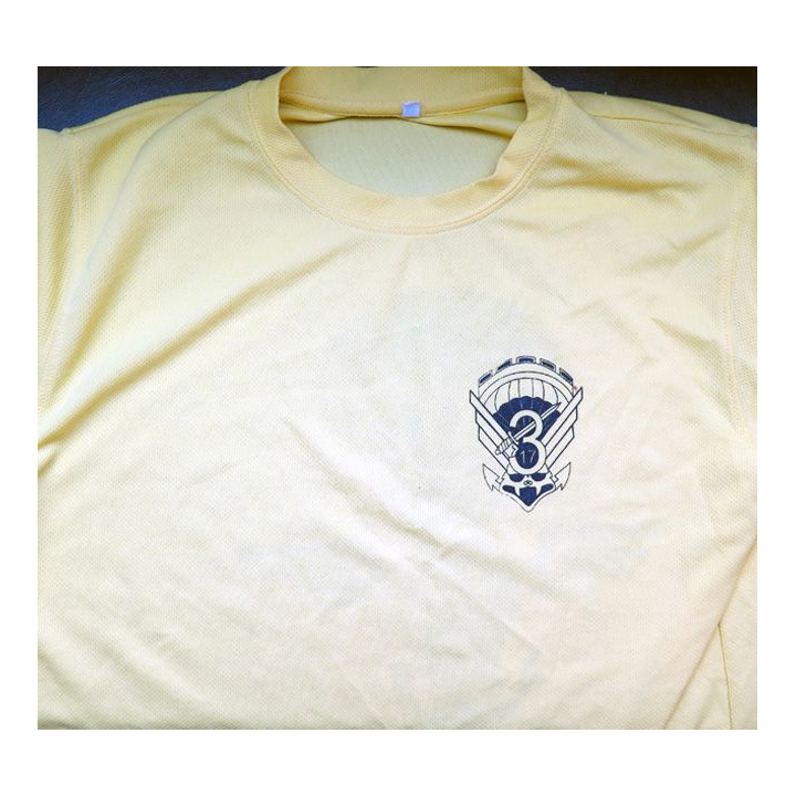 17° RGP : T shirt sport 3° Compagnie du 17° RGP jaune taille XL