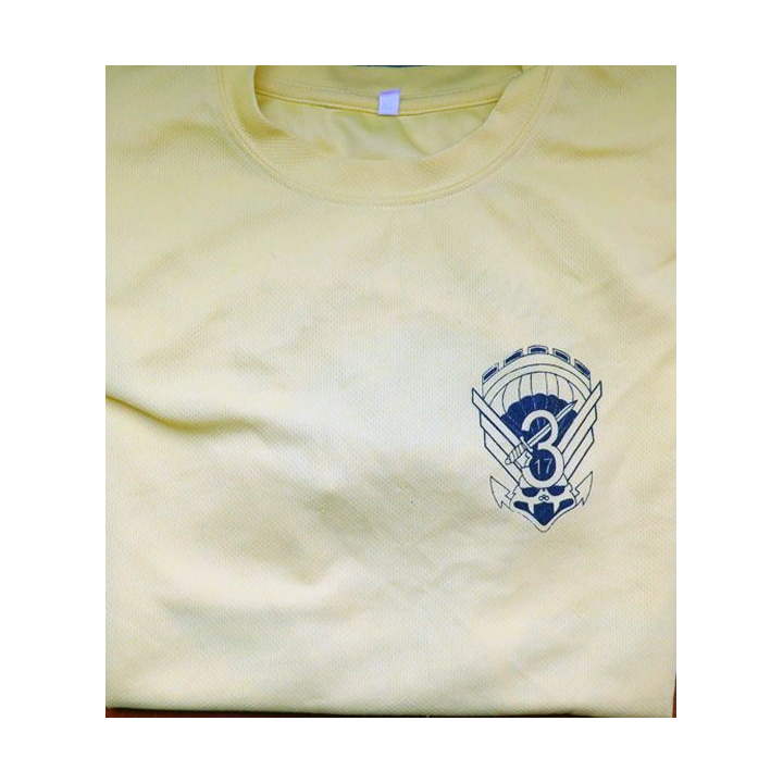 17° RGP : T shirt sport 3° Compagnie du 17° RGP jaune taille XL
