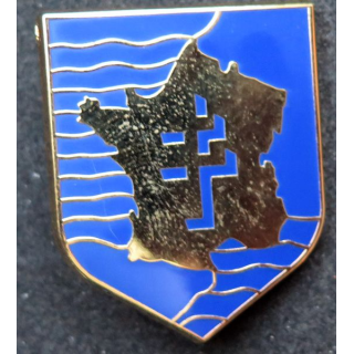 2° DB : insigne métallique de la 2° division blindée fabriqué par Arthus Bertrand pour les éditions Atlas