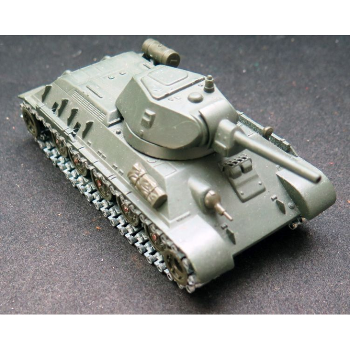 Char russe T 34 / 76  n° 102 (ref 208  3 / 1964) en métal  Solido