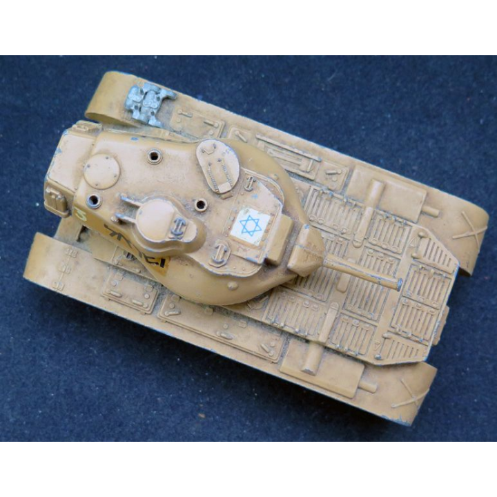 Char blindé PATTON M 47 aux couleurs israéliennes en métal Solido