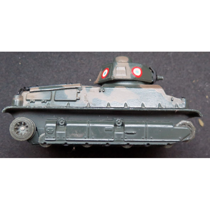 Char blindé SOMUA S 35 n° 234 3/73 en métal Solido sans chenilles