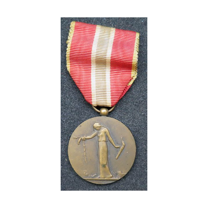 FRANCE : médaille des prisonniers civils déportés et otages de la Grande Guerre en bronze 