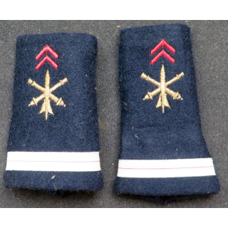 Paire de fourreau d'épaule d'adjudant de l'artillerie (modèle féminin)