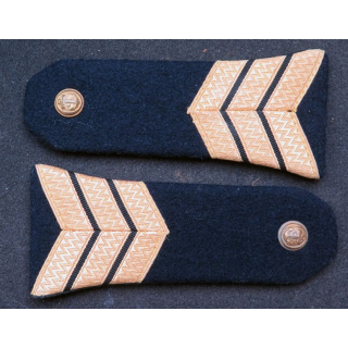 Paire d'épaulette de Maître de la marine nationale années 1950