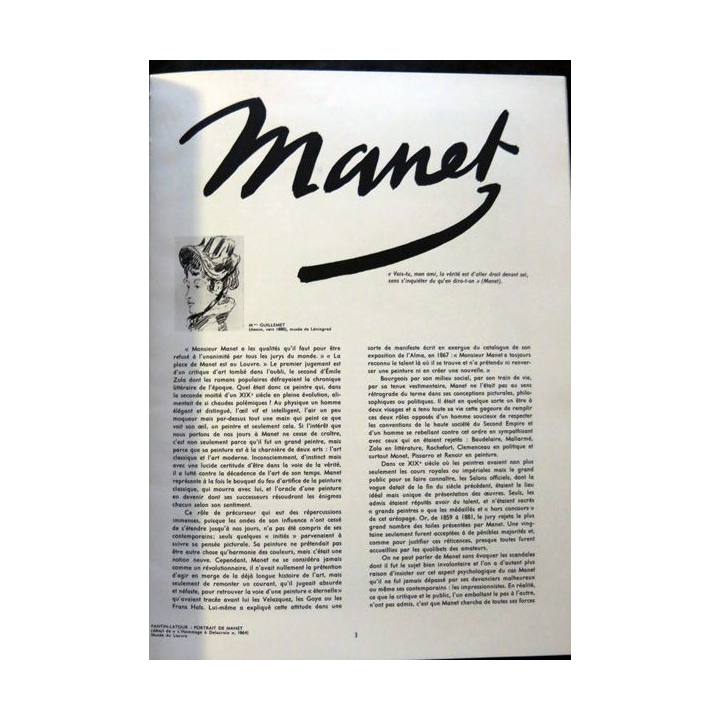 Manet L'Ecole française de Roger Allegret  aux éditions Abrams New York Collection musée personnel