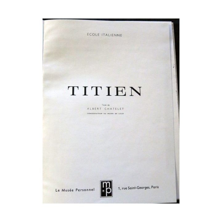 Titien L'Ecole italienne de Roger Allegret  aux éditions Abrams New York Collection musée personnel