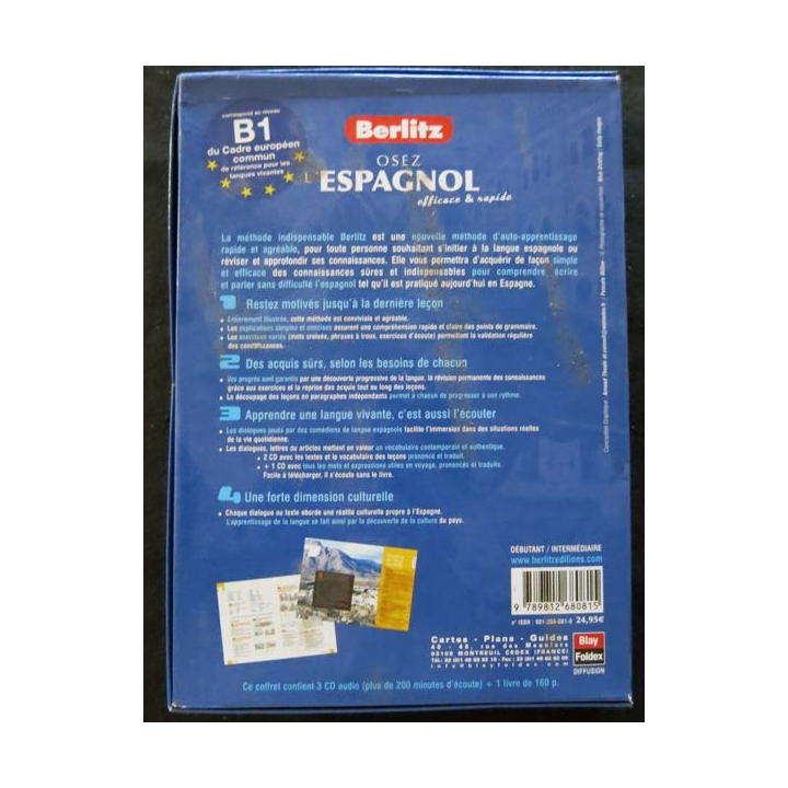 Berlitz Oser l'espagnol Coffret livre + 3 CD aux éditions Berlitz
