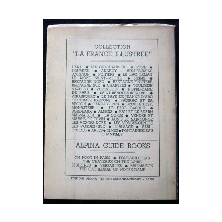 La France illustrée - Brou église. Monastère de Françoise Baudson éditions  Alpina