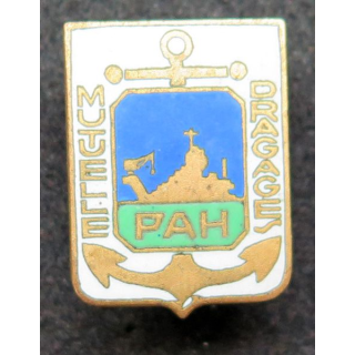 Insigne de boutonnière marine de la Mutuelle Dragages PAH 