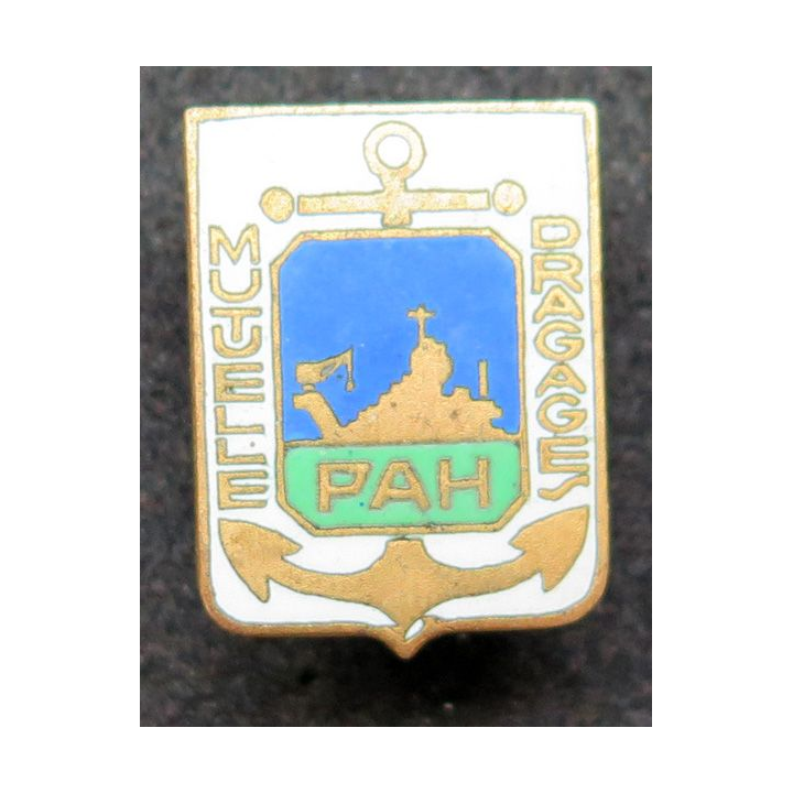 Insigne de boutonnière marine de la Mutuelle Dragages PAH 