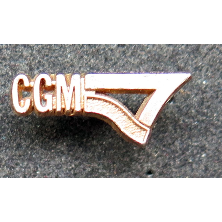Pin's marine transports maritimes CGM 2 cm