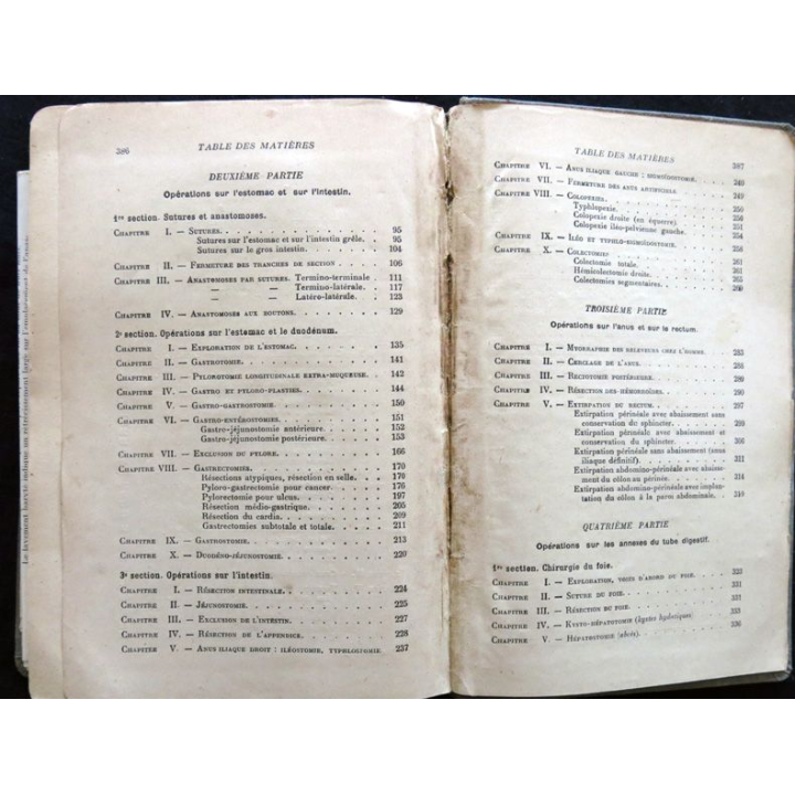Chirurgie de l'abdomen par M. Guibé - Jean Quenu chez Masson & Cie Editeur 1930