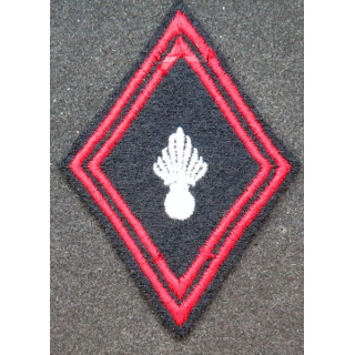 LOSANGE DE BRAS MODÈLE 45 : insigne tissu Offs S/Offs cuirassiers 