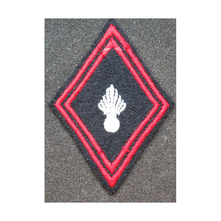 LOSANGE DE BRAS MODÈLE 45 : insigne tissu Offs S/Offs cuirassiers 