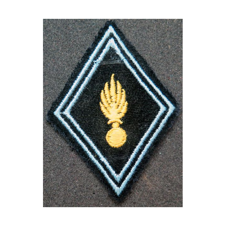 LOSANGE DE BRAS MODÈLE 45 : insigne tissu Ecole Application Transmissions cadre non réglementaire