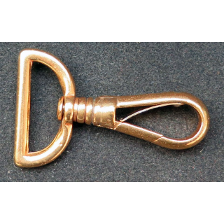 Mouqueton doré pour ceinturon d'officier ou d'élève officier Grande Tenue 1976