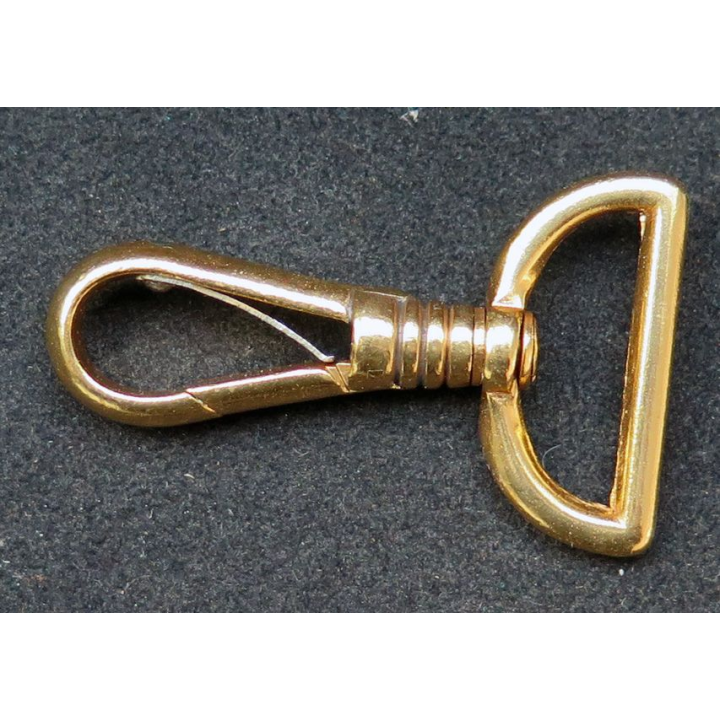 Mouqueton doré pour ceinturon d'officier ou d'élève officier Grande Tenue 1976