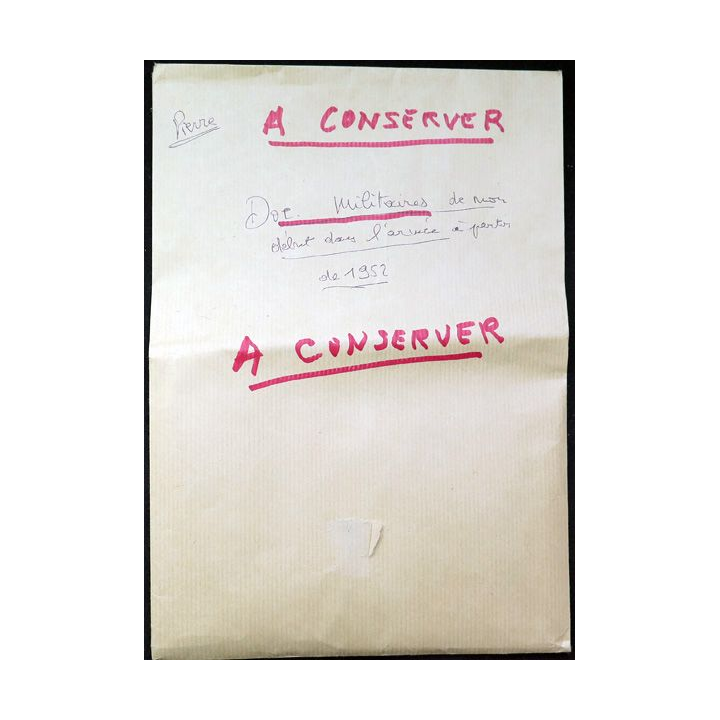 Attestation de services aériens de Pierre B.. 1962
