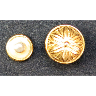 Bouton double doré pour ceinturon d'officier ou d'élève officier Grande Tenue