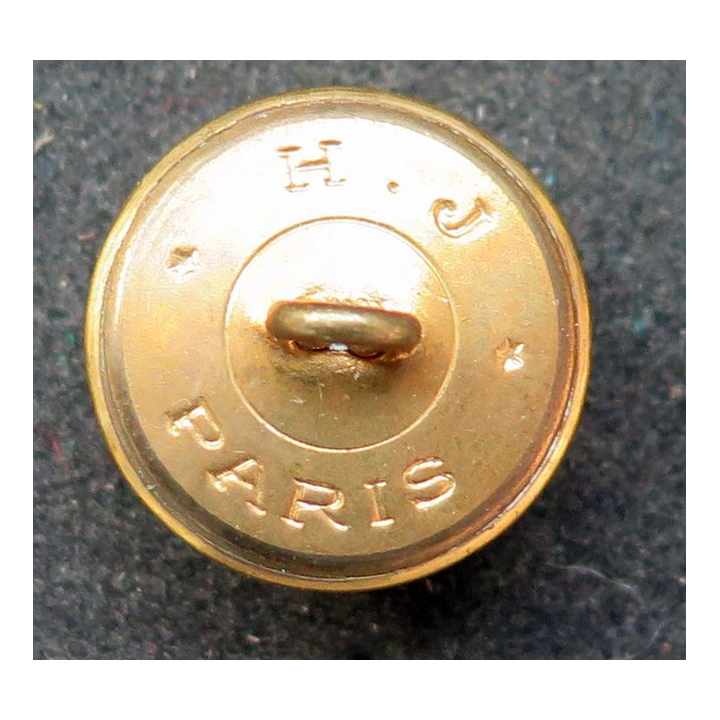 Lot de 10 boutons pour veste Toutes armes dorés 2cm et 1,5 cm