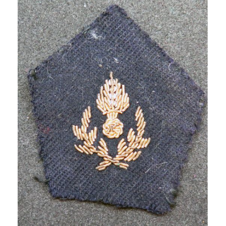 paire de soutache (insigne de col) de l'intendance en cannetille