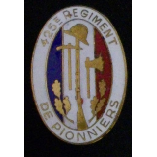 425°RP : 425°RÉGIMENT DE PIONNIERS ÉMAIL