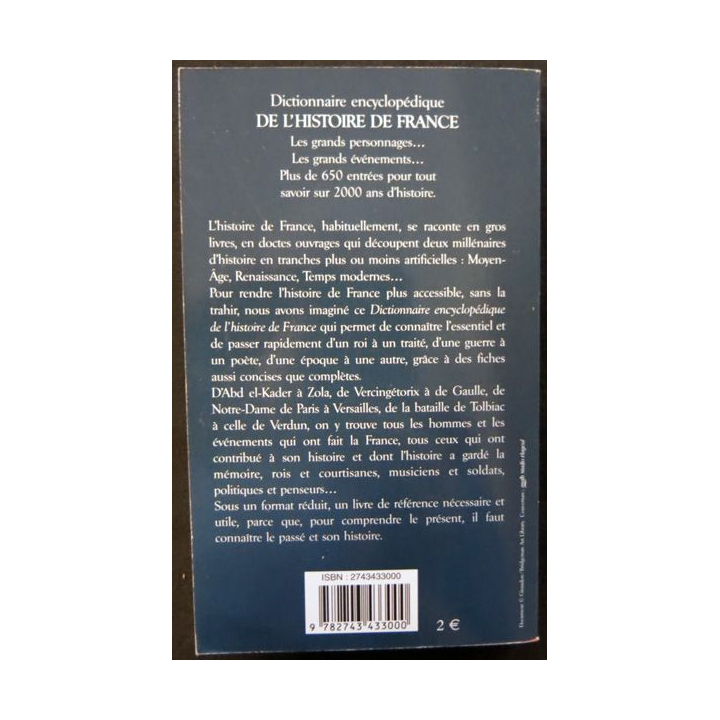 Dictionnaire encyclopédique de l'histoire de France de Charles Le Brun  aux éditions Maxi Poche Editeur
