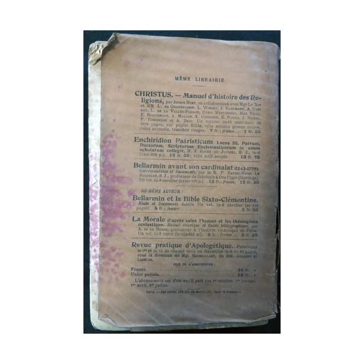 Histoire partiale Histoire vraie de Jean Guiraud aux éditions Gabriel Beauschene & Cie