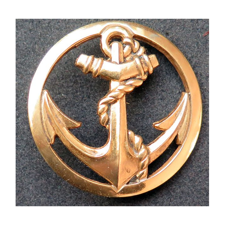 Insigne de béret des Troupes de Marine Fabrication Bichet