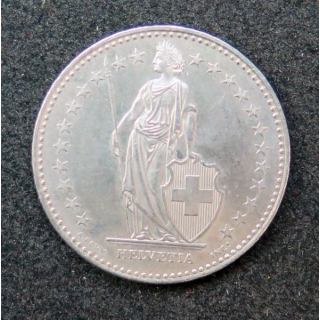 SUISSE : pièce de 2 francs suisses Cupro Nickel de fabrication Berne