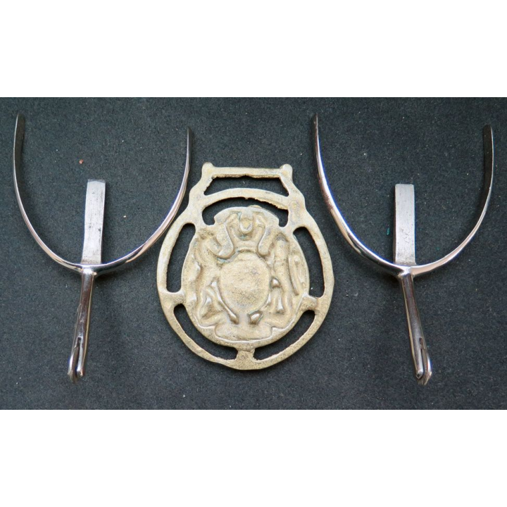 RARE plaque frontale des chevaux de la garde royale 1953
