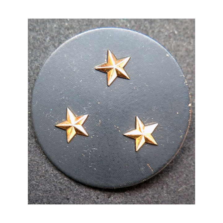 Insigne de béret  Général de division 3 étoiles dorées L. Bichet