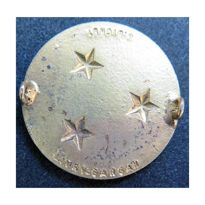 Insigne de béret  Général de division 3 étoiles dorées L. Bichet