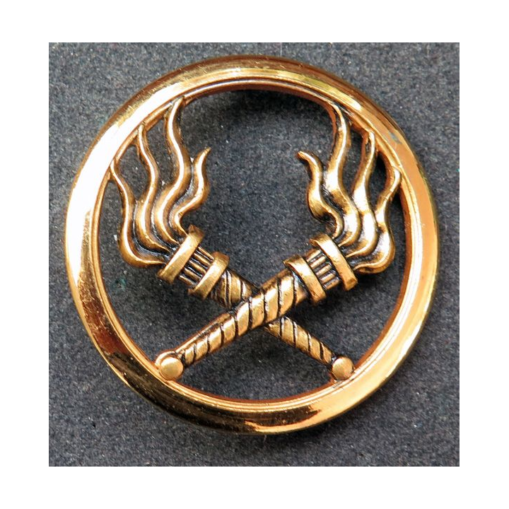 Insigne de béret du Service des Essences de fabrication Coinderoux Paris